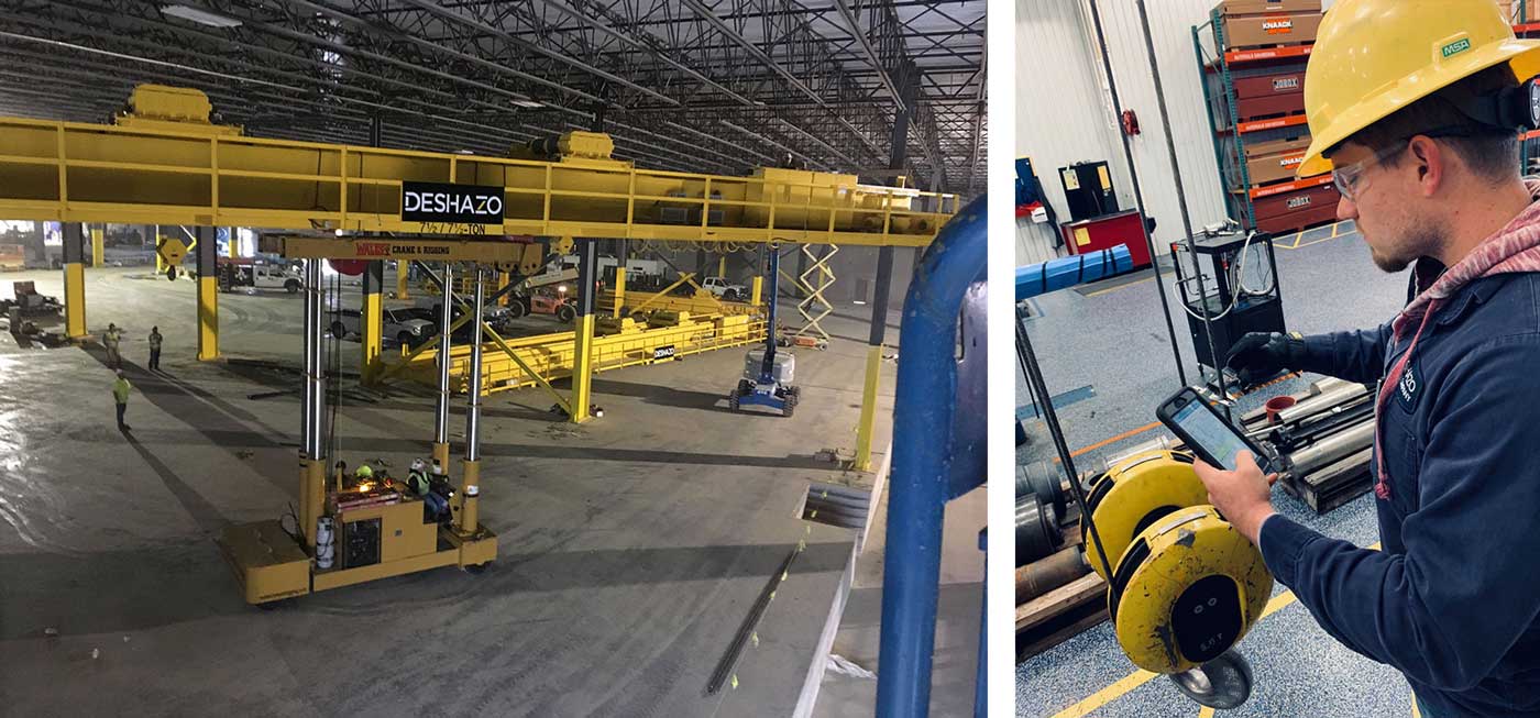 Deshazo Overhead Cranes uses GoFormz mobile forms to empower their company